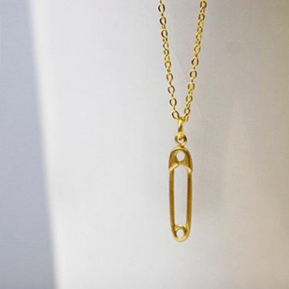 Handmade Jewelry - Safety Pin Necklace/bracelet/anklet, Handmade OOAK